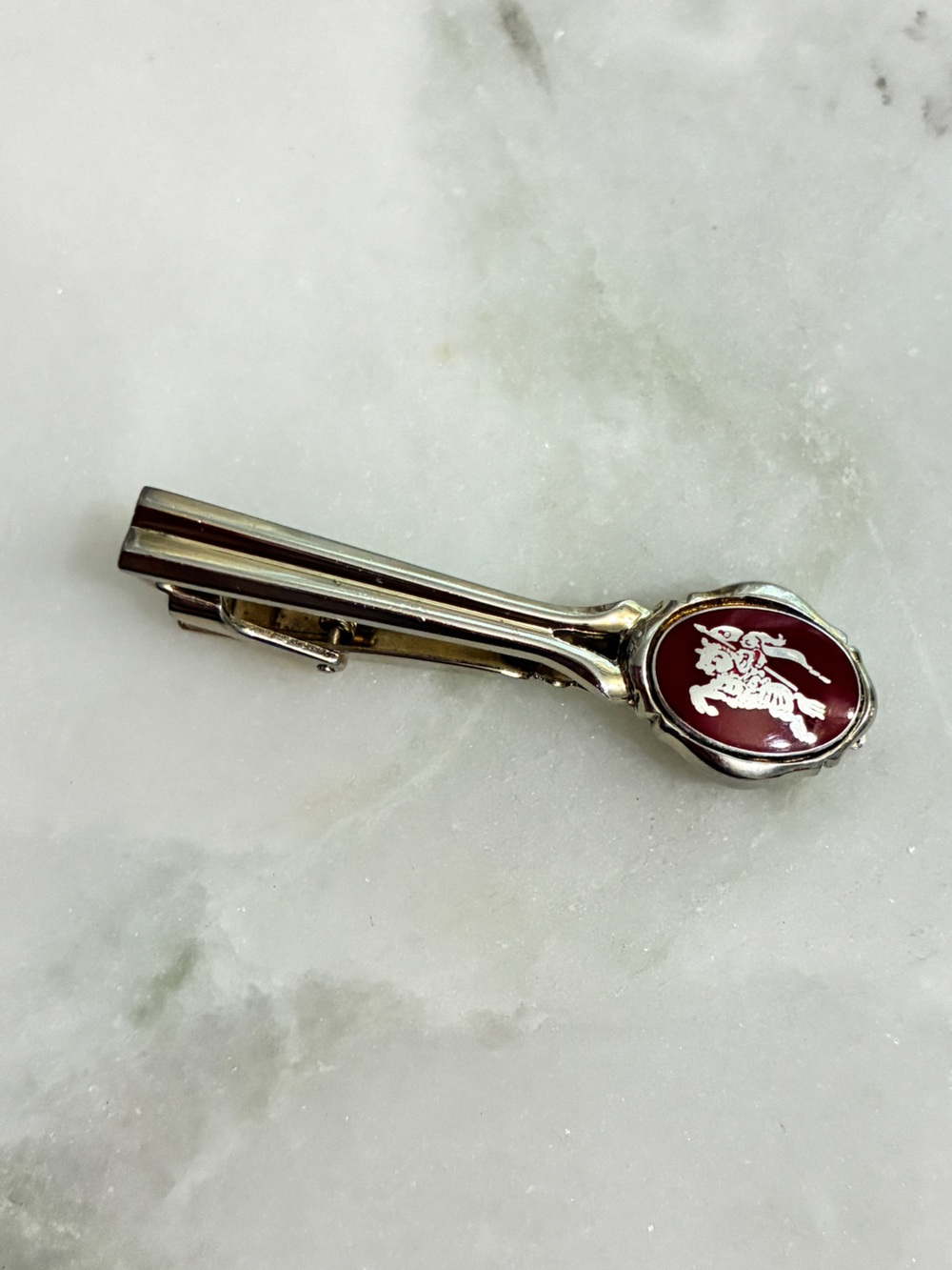 Burberry 925 Silver Tie Clip Vintage